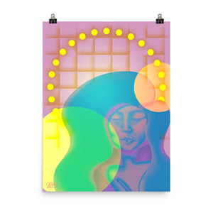 Golden Lady | Iri - Premium Mat Print